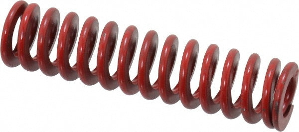 Associated Spring Raymond 104-412 Die Spring 3/4" Hole Dia, 3/8" Rod Dia, 3" Free Length, Red