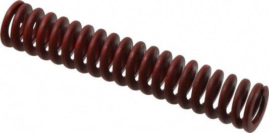 Associated Spring Raymond 104-416 Die Spring 3/4" Hole Dia, 3/8" Rod Dia, 4" Free Length, Red