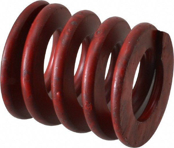 Associated Spring Raymond 104-504 Die Spring 1" Hole Dia, 1/2" Rod Dia, 1" Free Length, Red