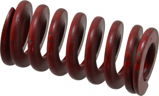Associated Spring Raymond 104-508 Die Spring 1" Hole Dia, 1/2" Rod Dia, 2" Free Length, Red
