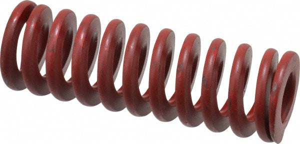 Associated Spring Raymond 104-512 Die Spring 1" Hole Dia, 1/2" Rod Dia, 3" Free Length, Red