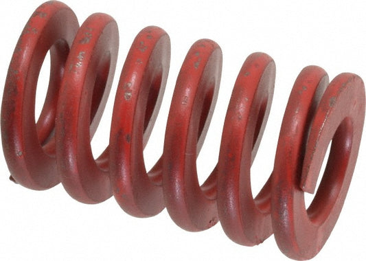 Associated Spring Raymond 104-608 Die Spring 1-1/4" Hole Dia, 5/8" Rod Dia, 2" Free Length, Red