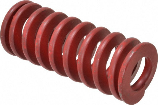 Associated Spring Raymond 104-612 Die Spring 1-1/4" Hole Dia, 5/8" Rod Dia, 3" Free Length, Red