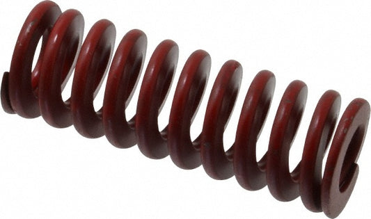 Associated Spring Raymond 104-614 Die Spring 1-1/4" Hole Dia, 5/8" Rod Dia, 3-1/2" Free Length, Red
