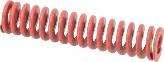 Associated Spring Raymond 104-622 Die Spring 1-1/4" Hole Dia, 5/8" Rod Dia, 5-1/2" Free Length, Red