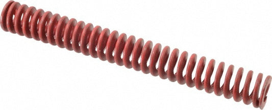 Associated Spring Raymond 104-640 Die Spring 1-1/4" Hole Dia, 5/8" Rod Dia, 10" Free Length, Red