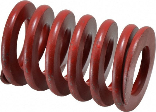 Associated Spring Raymond 104-812 Die Spring 2" Hole Dia, 1" Rod Dia, 3" Free Length, Red