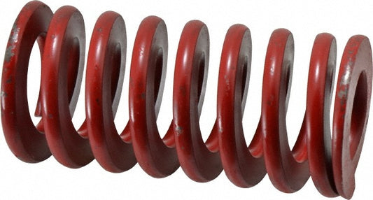 Associated Spring Raymond 104-816 Die Spring 2" Hole Dia, 1" Rod Dia, 4" Free Length, Red