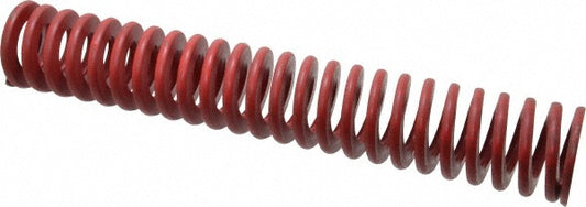 Associated Spring Raymond 104-848 Die Spring 2" Hole Dia, 1" Rod Dia, 12" Free Length, Red