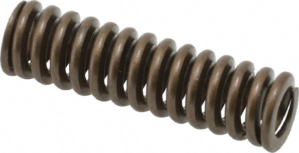 Associated Spring Raymond 105-105 Die Spring 3/8" Hole Dia, 3/16" Rod Dia, 1-1/4" Free Length, Gold