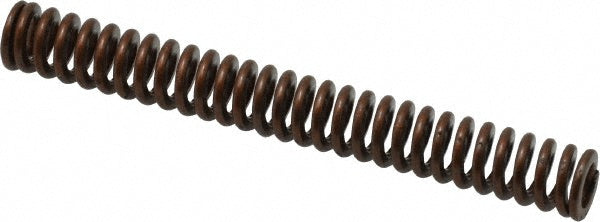 Associated Spring Raymond 105-112 Die Spring 3/8" Hole Dia, 3/16" Rod Dia, 3" Free Length, Gold