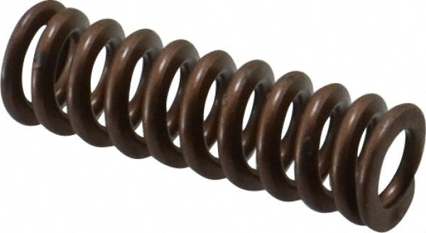Associated Spring Raymond 105-206 Die Spring 1/2" Hole Dia, 9/32" Rod Dia, 1-1/2" Free Length, Gold