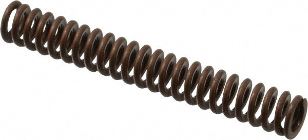 Associated Spring Raymond 105-214 Die Spring 1/2" Hole Dia, 9/32" Rod Dia, 3-1/2" Free Length, Gold