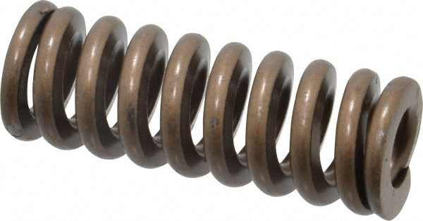Associated Spring Raymond 105-408 Die Spring 3/4" Hole Dia, 3/8" Rod Dia, 2" Free Length, Gold