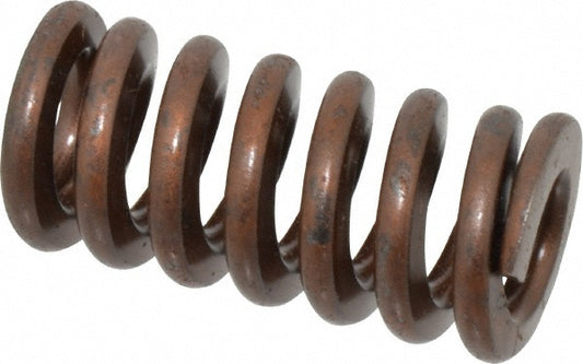 Associated Spring Raymond 105-508 Die Spring 1" Hole Dia, 1/2" Rod Dia, 2" Free Length, Gold