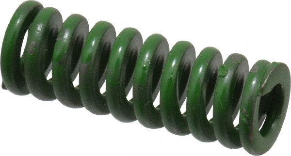 Associated Spring Raymond 106-104 Die Spring 3/8" Hole Dia, 3/16" Rod Dia, 1" Free Length, Green