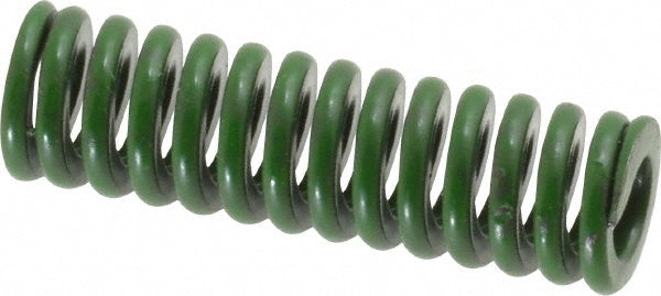 Associated Spring Raymond 106-105 Die Spring 3/8" Hole Dia, 3/16" Rod Dia, 1-1/4" Free Length, Green