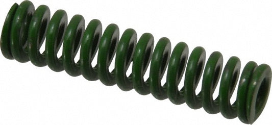 Associated Spring Raymond 106-106 Die Spring 3/8" Hole Dia, 3/16" Rod Dia, 1-1/2" Free Length, Green