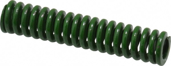 Associated Spring Raymond 106-107 Die Spring 3/8" Hole Dia, 3/16" Rod Dia, 1-3/4" Free Length, Green