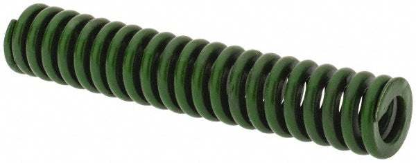 Associated Spring Raymond 106-108 Die Spring 3/8" Hole Dia, 3/16" Rod Dia, 2" Free Length, Green