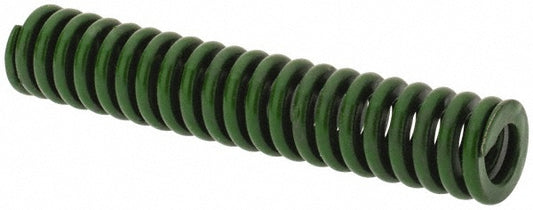 Associated Spring Raymond 106-108 Die Spring 3/8" Hole Dia, 3/16" Rod Dia, 2" Free Length, Green