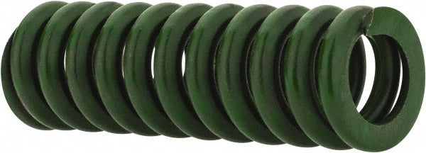 Associated Spring Raymond 106-206 Die Spring 1/2" Hole Dia, 9/32" Rod Dia, 1-1/2" Free Length, Green