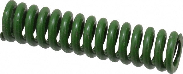 Associated Spring Raymond 106-208 Die Spring 1/2" Hole Dia, 9/32" Rod Dia, 2" Free Length, Green
