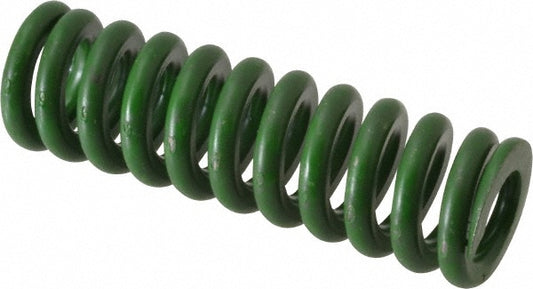 Associated Spring Raymond 106-308 Die Spring 5/8" Hole Dia, 11/32" Rod Dia, 2" Free Length, Green