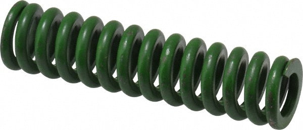Associated Spring Raymond 106-310 Die Spring 5/8" Hole Dia, 11/32" Rod Dia, 2-1/2" Free Length, Green