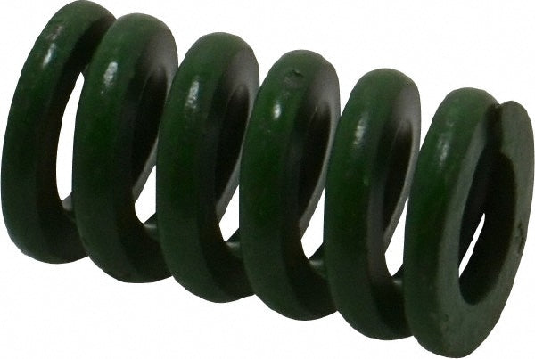 Associated Spring Raymond 106-405 Die Spring 3/4" Hole Dia, 3/8" Rod Dia, 1-1/4" Free Length, Green