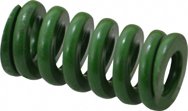 Associated Spring Raymond 106-406 Die Spring 3/4" Hole Dia, 3/8" Rod Dia, 1-1/2" Free Length, Green