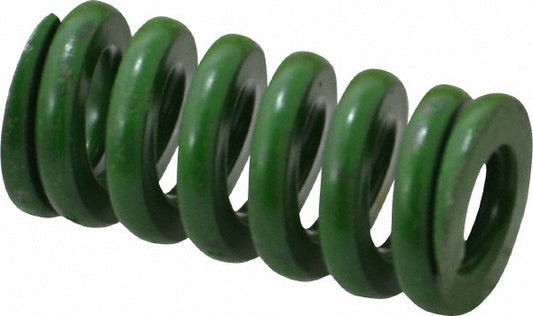 Associated Spring Raymond 106-406 Die Spring 3/4" Hole Dia, 3/8" Rod Dia, 1-1/2" Free Length, Green