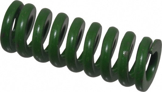 Associated Spring Raymond 106-408 Die Spring 3/4" Hole Dia, 3/8" Rod Dia, 2" Free Length, Green