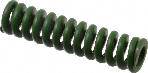 Associated Spring Raymond 106-412 Die Spring 3/4" Hole Dia, 3/8" Rod Dia, 3" Free Length, Green