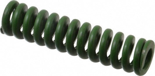 Associated Spring Raymond 106-412 Die Spring 3/4" Hole Dia, 3/8" Rod Dia, 3" Free Length, Green