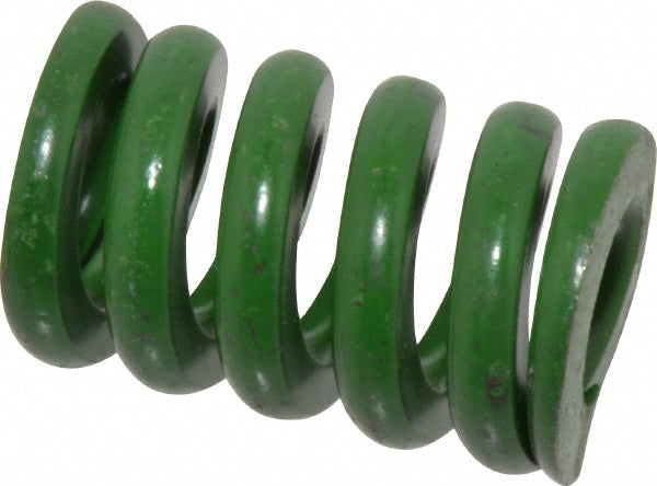 Associated Spring Raymond 106-506 Die Spring 1" Hole Dia, 1/2" Rod Dia, 1-1/2" Free Length, Green