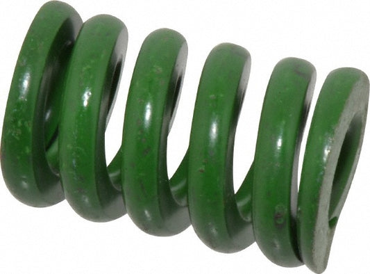 Associated Spring Raymond 106-506 Die Spring 1" Hole Dia, 1/2" Rod Dia, 1-1/2" Free Length, Green