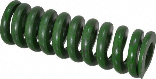 Associated Spring Raymond 106-512 Die Spring 1" Hole Dia, 1/2" Rod Dia, 3" Free Length, Green