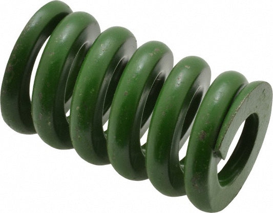 Associated Spring Raymond 106-608 Die Spring 1-1/4" Hole Dia, 5/8" Rod Dia, 2" Free Length, Green