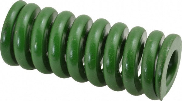 Associated Spring Raymond 106-612 Die Spring 1-1/4" Hole Dia, 5/8" Rod Dia, 3" Free Length, Green