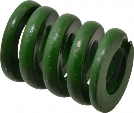 Associated Spring Raymond 106-810 Die Spring 2" Hole Dia, 1" Rod Dia, 2-1/2" Free Length, Green
