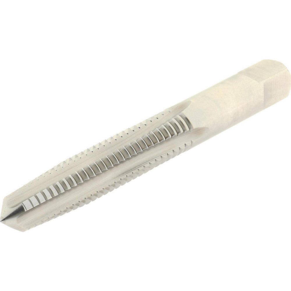 Hertel K008427AS Straight Flute Tap 3/8-16 UNC, 4 Flute, Taper Chamfer, High-Speed Steel, Bright/Uncoated Finish