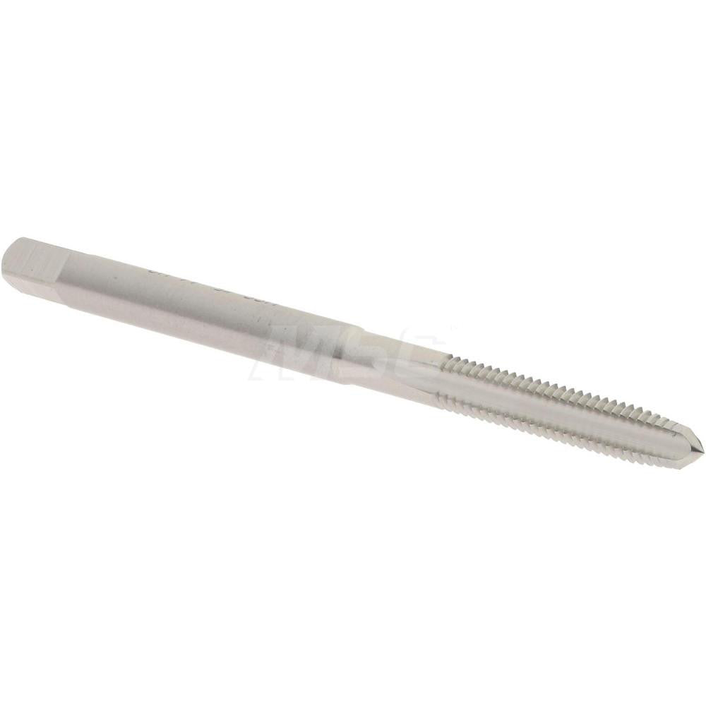 Hertel K008133AS Straight Flute Tap #5-44 UNF, 3 Flute, Plug Chamfer, 2B Class of Fit, High-Speed Steel, Bright/Uncoated Finish