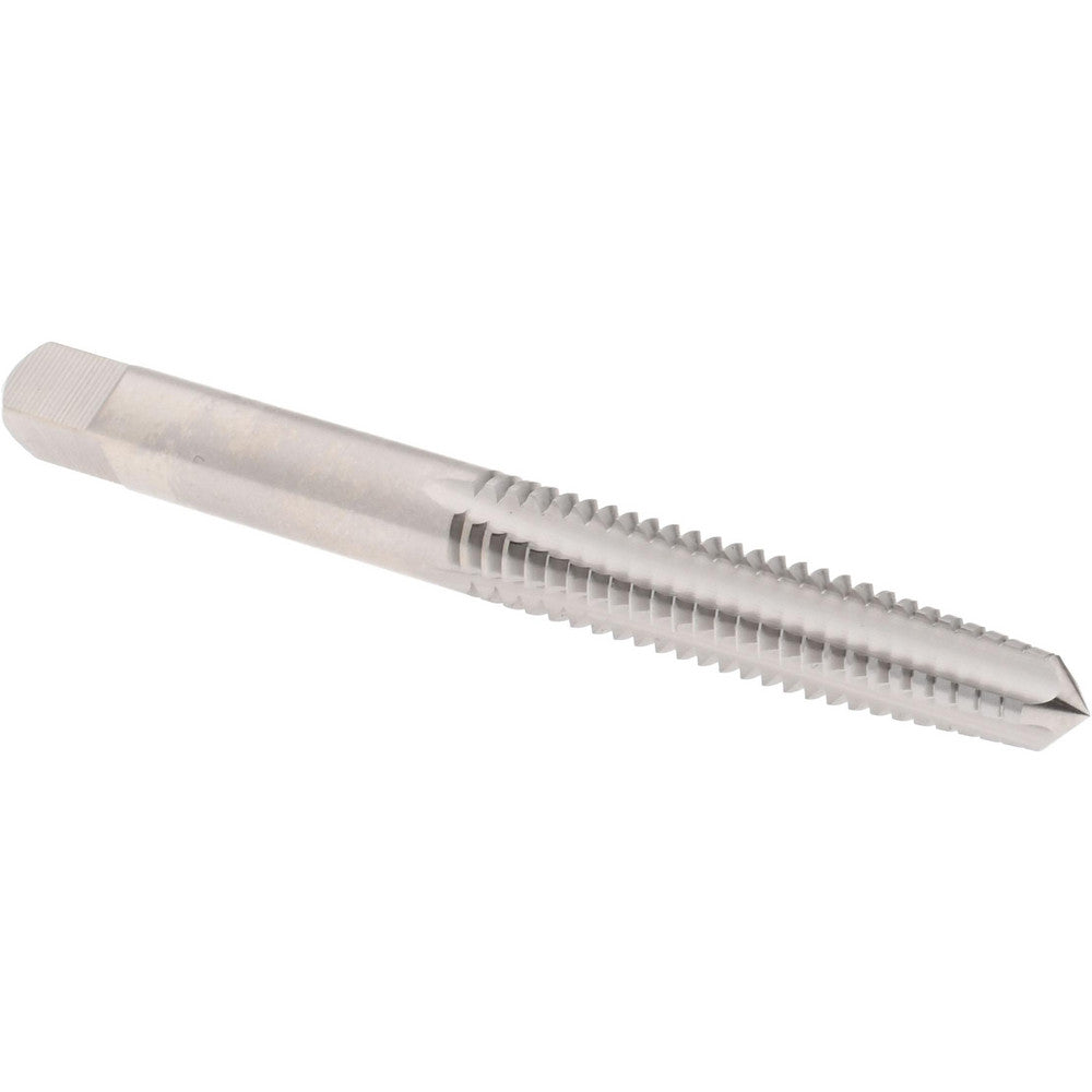 Hertel K008315AS Straight Flute Tap 1/4-20 UNC, 4 Flute, Taper Chamfer, High-Speed Steel, Bright/Uncoated Finish