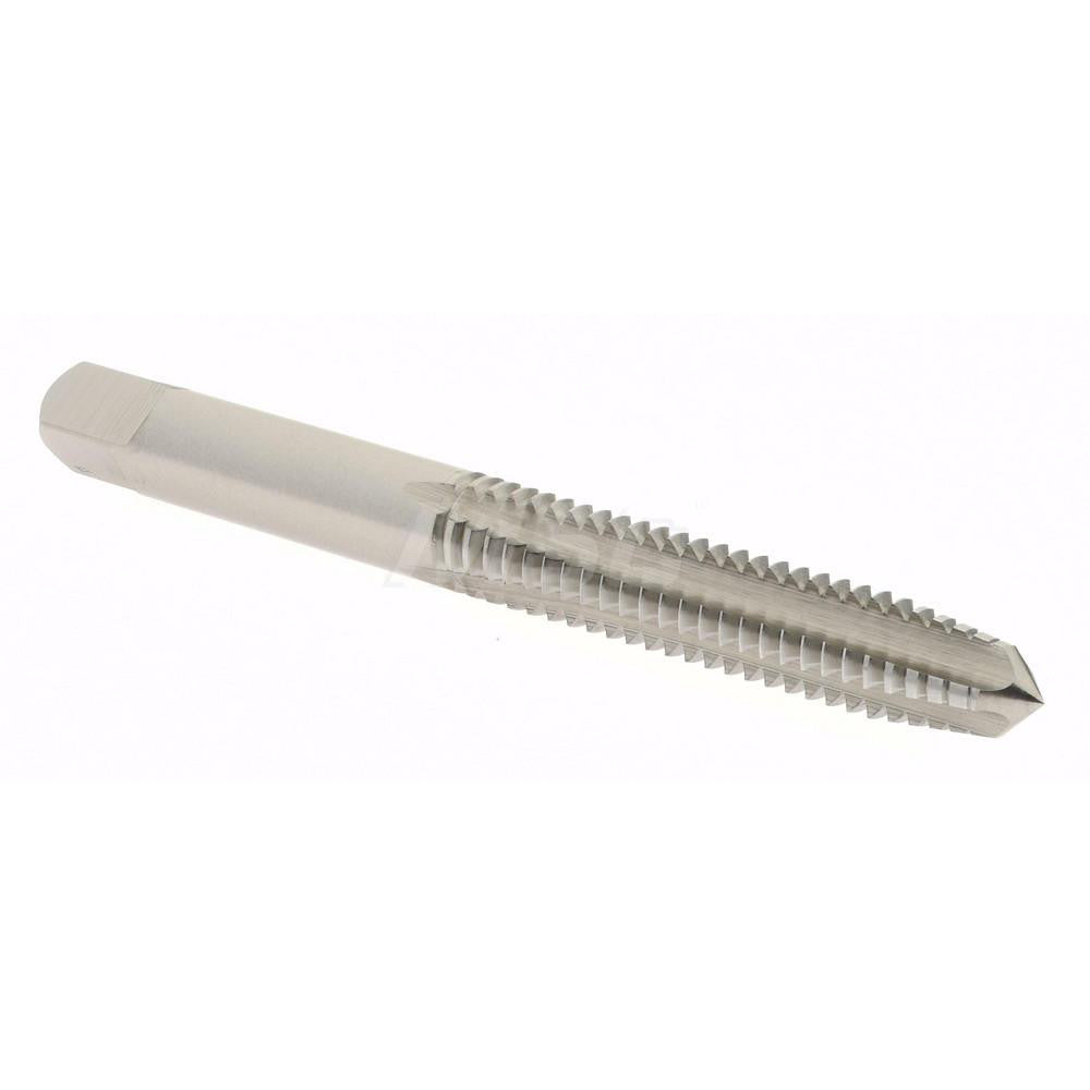Hertel K008316AS Straight Flute Tap 1/4-20 UNC, 4 Flute, Plug Chamfer, High-Speed Steel, Bright/Uncoated Finish