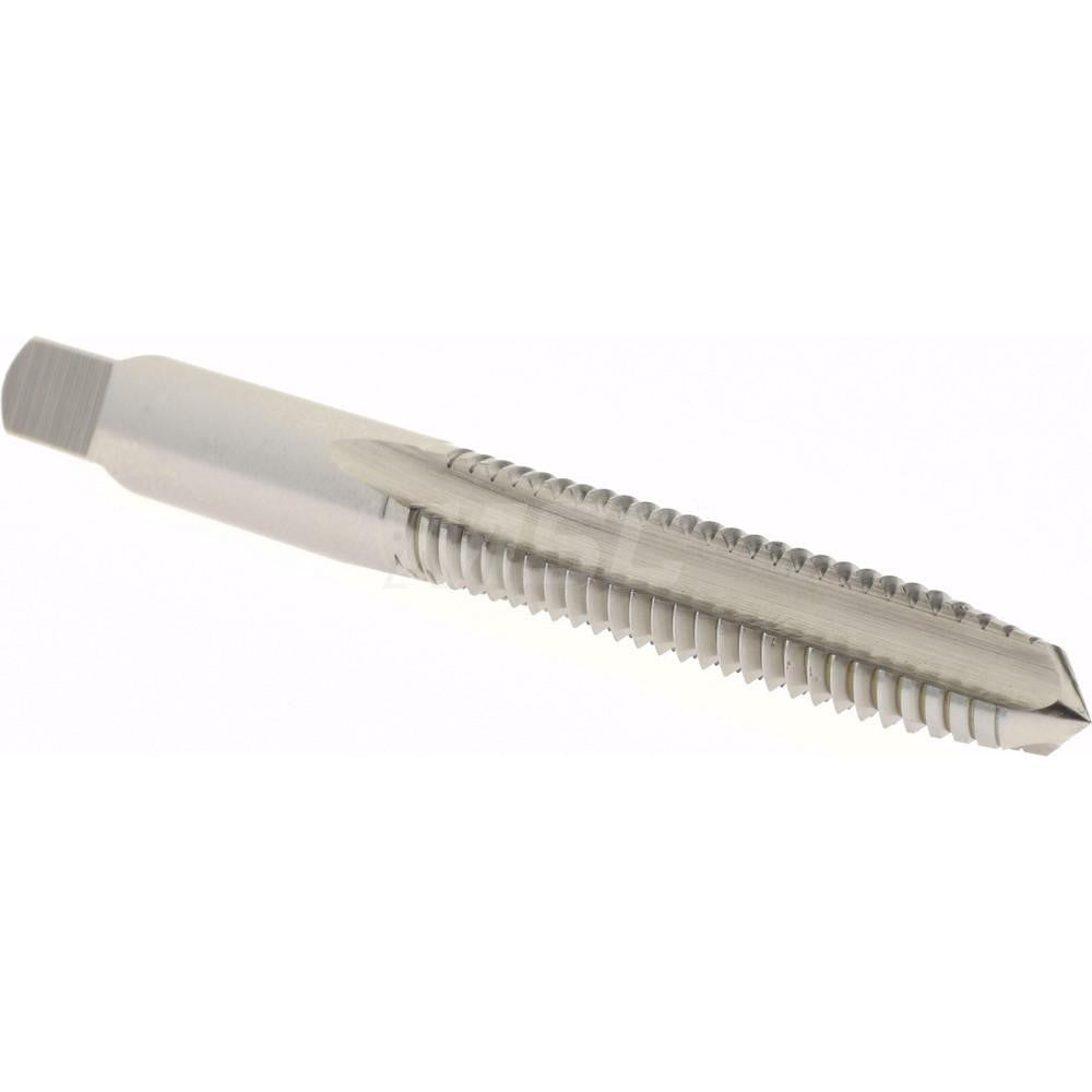 Hertel K008382AS Straight Flute Tap 5/16-18 UNC, 3 Flute, Plug Chamfer, 3B Class of Fit, High-Speed Steel, Bright/Uncoated Finish