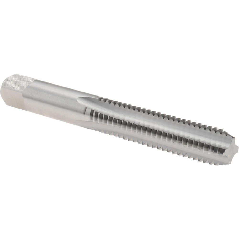 Hertel K008430AS Straight Flute Tap 3/8-16 UNC, 4 Flute, Bottoming Chamfer, High-Speed Steel, Bright/Uncoated Finish