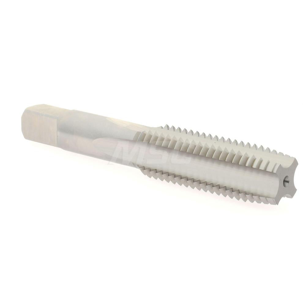 Hertel 008593AS Straight Flute Tap 3/4-10 UNC, 4 Flute, Plug Chamfer, High-Speed Steel, Bright/Uncoated Finish