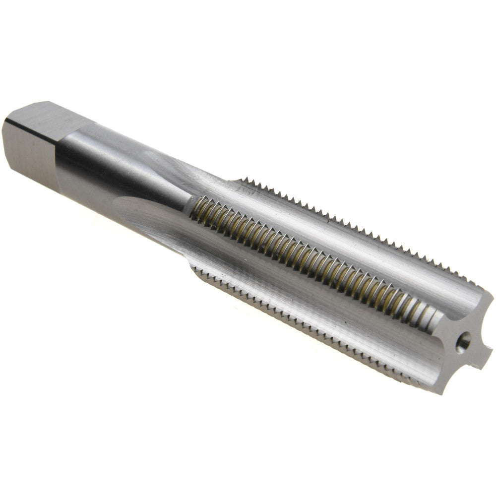 Hertel K008610AS Straight Flute Tap 3/4-16 UNF, 4 Flute, Plug Chamfer, 2B Class of Fit, High-Speed Steel, Bright/Uncoated Finish