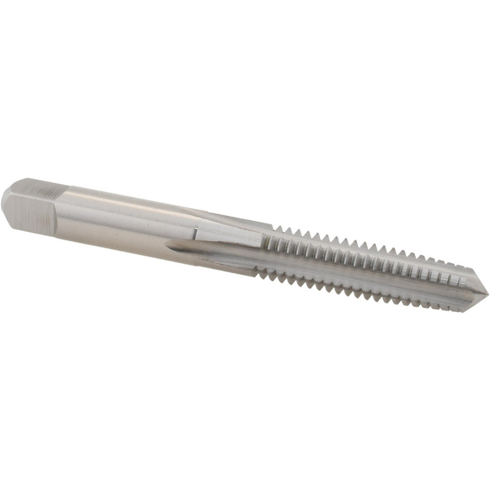 Hertel K008397AS Straight Flute Tap 5/16-18 UNC, 4 Flute, Taper Chamfer, 2B Class of Fit, High-Speed Steel, Bright/Uncoated Finish
